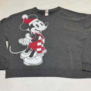 Disney Mickey with Scarf Ugly Christmas Sweater XXL